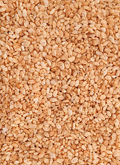 Image showing Crisped rice breakfast cereal background