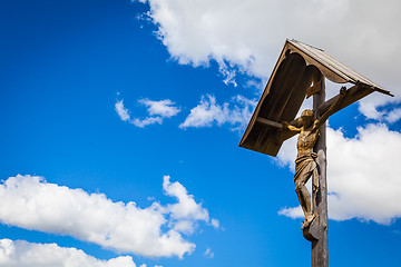 Image showing Traditional Crufix in Dolomiti Region - Italy