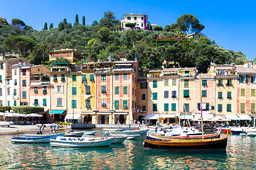 Image showing Portofino, Italy - Summer 2016 - view from the sea