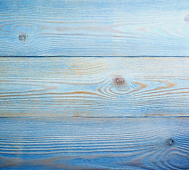 Image showing Blue Wooden Background