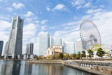 Image showing Yokohama skyline