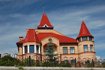 Image showing Typical architecture in modern residential area of Kiev