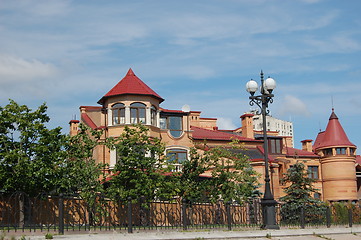 Image showing Typical architecture in modern residential area of Kiev