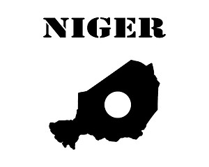 Image showing Symbol of Isle of  Niger and map