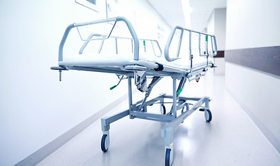 Image showing hospital gurney or stretcher at emergency room