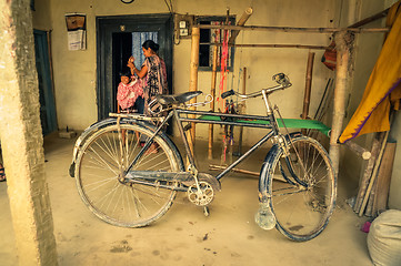 Image showing Old bicycle in Bangladesh