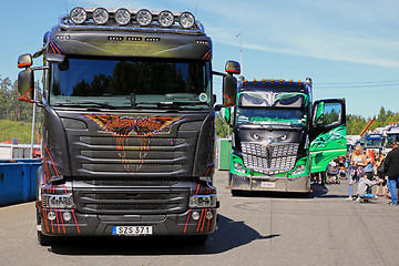 Image showing Show Trucks on Display