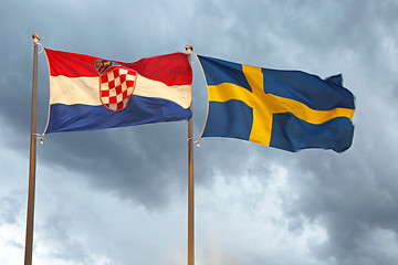 Image showing Sweden and Croatia