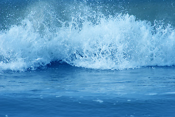Image showing blue splash