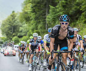 Image showing Bernhard Eisel on Col du Tourmalet - Tour de France 2014