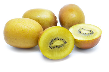 Image showing Yellow gold kiwi fruit