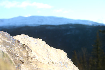 Image showing Icy mountain