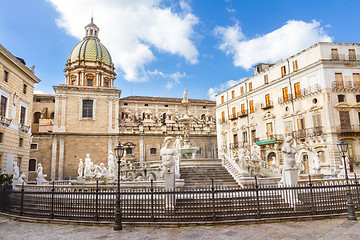 Image showing Fontana Pretoria in Palermo, Sicily, Italy