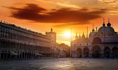 Image showing San Marco at dawn