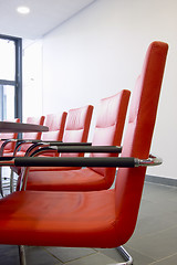 Image showing Chairs in a conference room