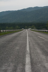 Image showing Beauty road M52 called Chemalsky trakt