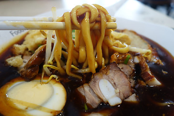 Image showing Singapore famous braised chinese noodles