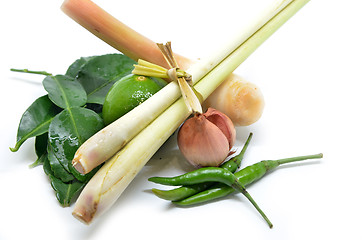 Image showing Thai Tom Yam soup herbs