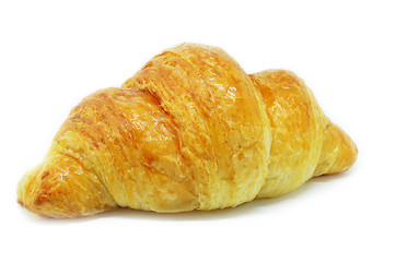 Image showing Fresh Croissant isolated on white background