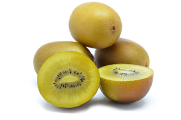 Image showing Yellow gold kiwi fruit