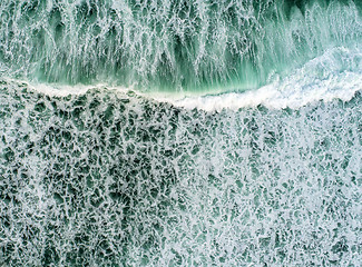 Image showing Wave from above