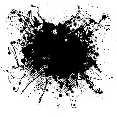 Image showing black blob