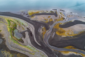 Image showing Abstract river mouth