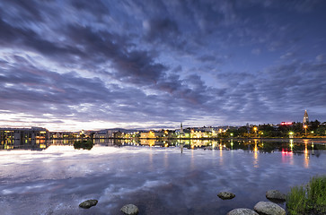 Image showing Reykjavik summer night