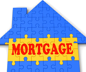 Image showing Mortgage House Shows Home Purchase Loan