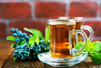 Image showing blueberry tea