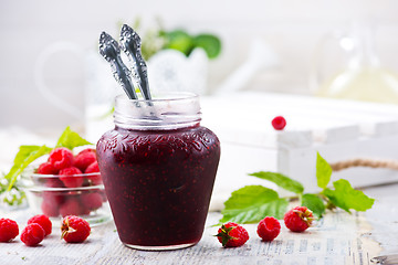 Image showing cherry jam