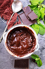 Image showing chocolate sauce