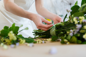 Image showing Close up photo of florist