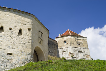 Image showing Gate tower of medieval fortress