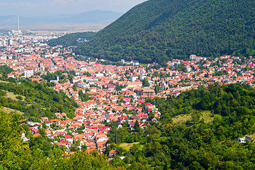 Image showing Mountain cityscape