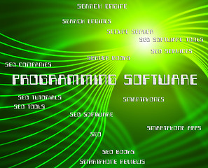 Image showing Programming Software Means Text Programmer And Development