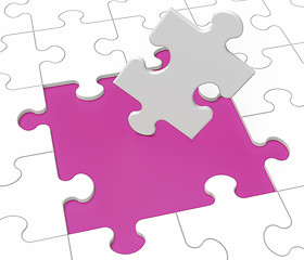 Image showing Missing Puzzle Pieces Showing Loss