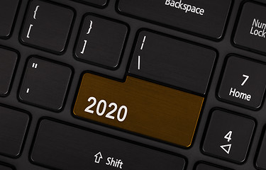 Image showing Text 2020 button