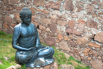 Image showing Meditating Buddha Statue 