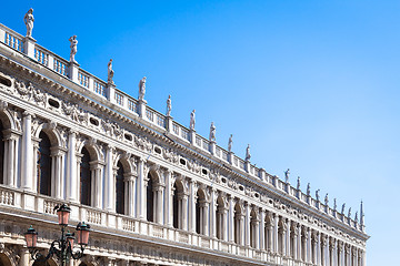 Image showing Venice, Italy - Columns perspective