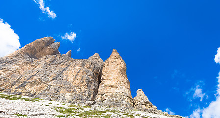 Image showing Landmark of Dolomites - Tre Cime di Lavaredo