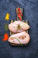 Image showing breast chicken meat