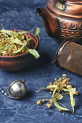 Image showing Foliage dried Linden tea