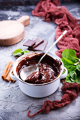 Image showing chocolate sauce