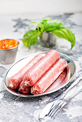 Image showing sausages