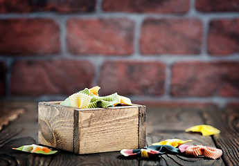 Image showing raw pasta