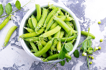 Image showing green peas