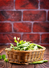 Image showing green peas