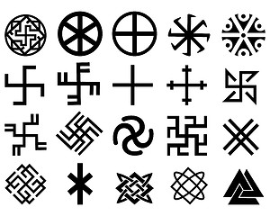 Image showing Different Slavic symbols