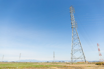 Image showing Power lines 